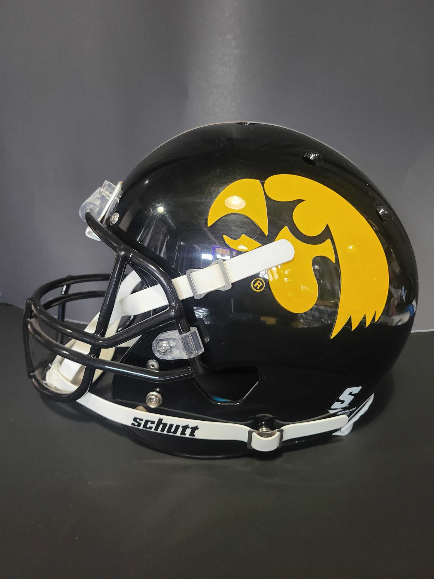 Iowa Hawkeyes George Kittle Replica Helmet Beckett Authenticated Signature