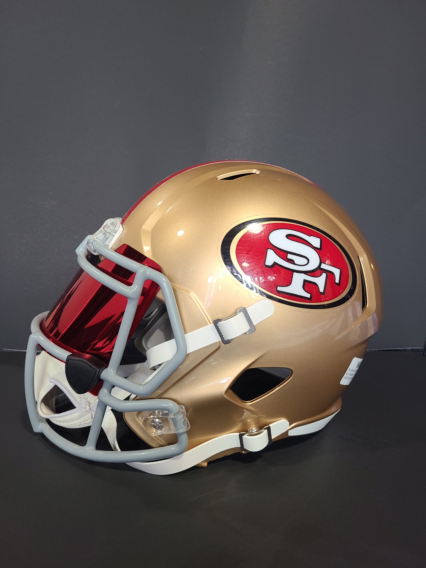 San Francisco 49ers George Kittle Replica Helmet Beckett Authenticated Signature