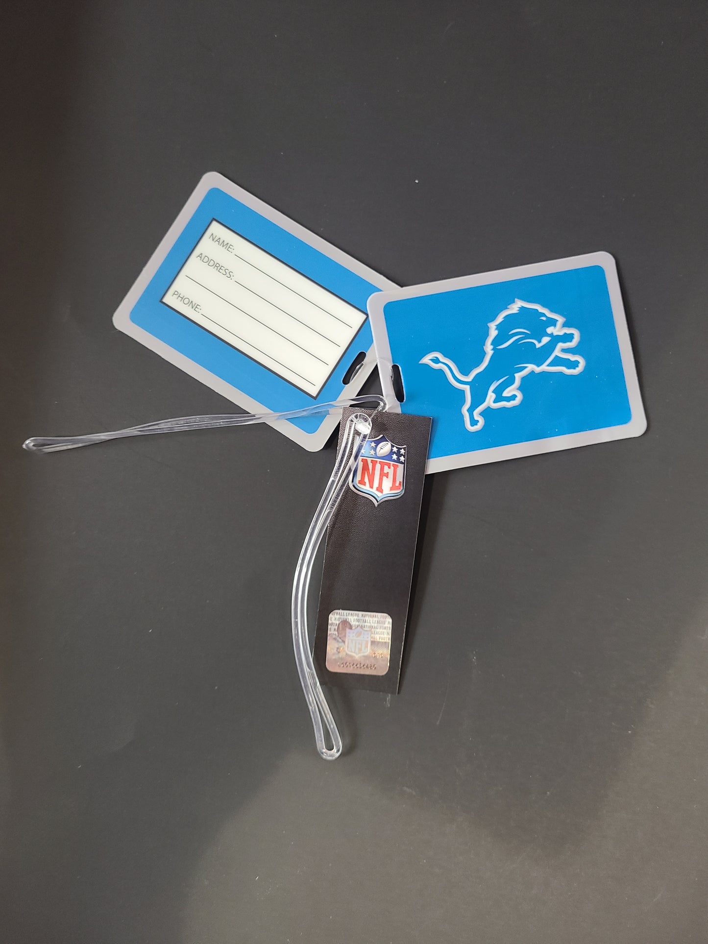 Detroit Lions Large Luggage Tag