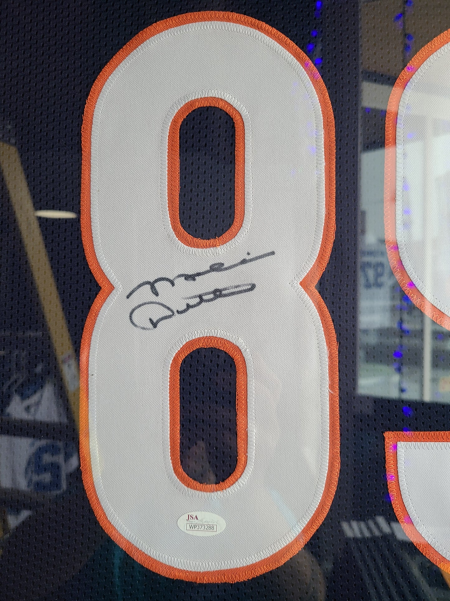 Chicago Bears Mike Ditka Framed Jersey JSA Authenticated Signature