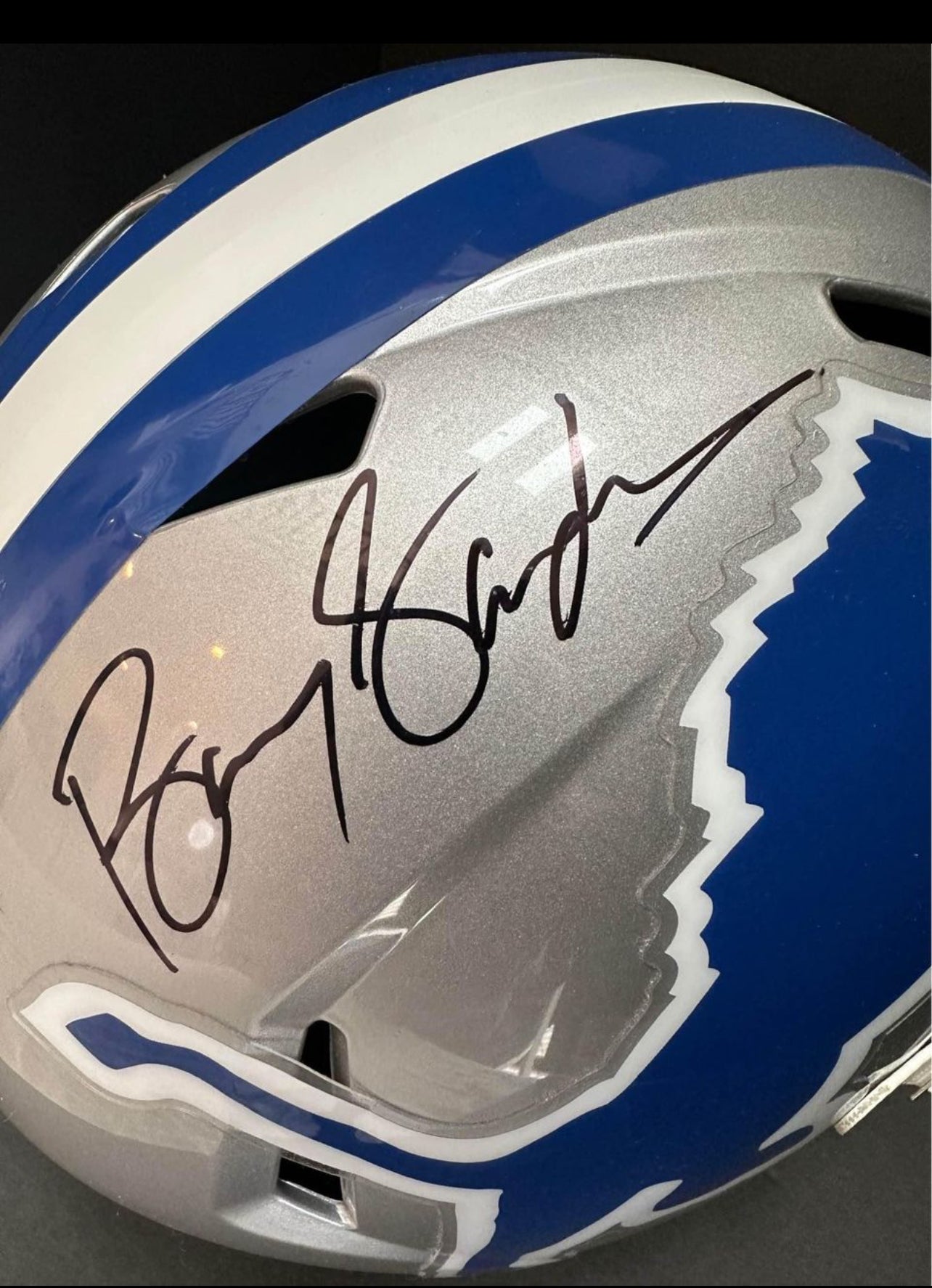 🔥 BARRY SANDERS full-size replica 🔥 (Beckett COA)